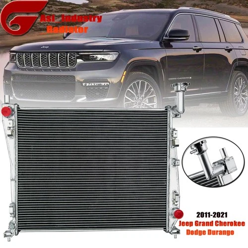 Upgrade 3-Row Radiator For 2011-2021 Jeep Grand Cherokee Dodge Durango 3.6/5.7L