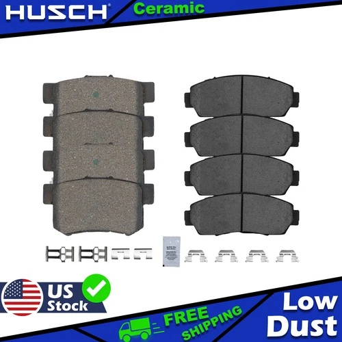 Front & Rear True Ceramic Pads for Acura RDX Honda Accord CR-V Crosstour